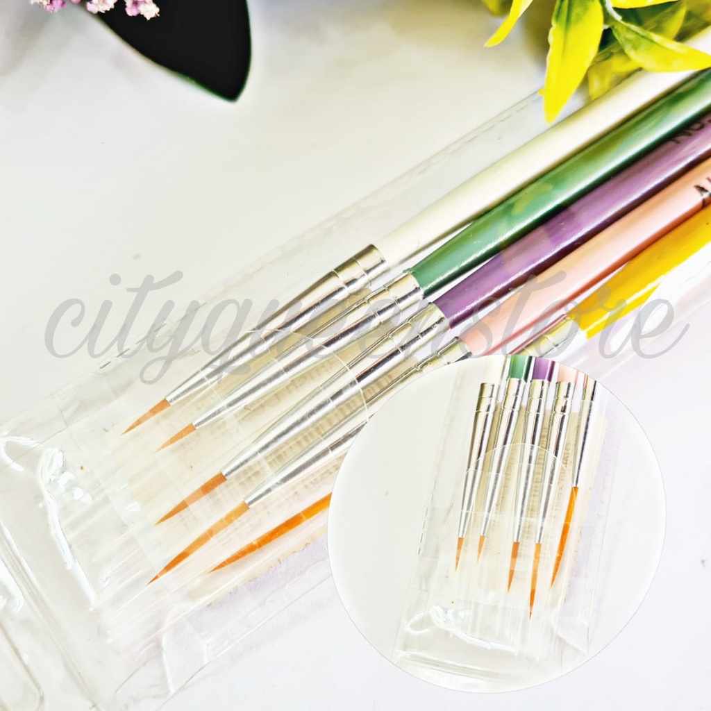 Nail Brush Design kit ( 5 Pieces )